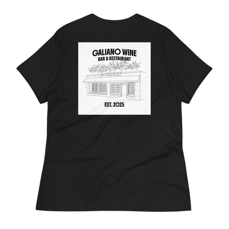Galiano Wine Galiano Wine Bar & Restaurant Women's T-Shirt